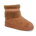 【送料無料】 ヨキ レディース ブーツ・レインブーツ シューズ Yoki Carly Women's Faux Fur Short Booties Rust