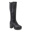 【送料無料】 ヨキ レディース ブーツ・レインブーツ シューズ Yoki Yale High Women's Boots Black