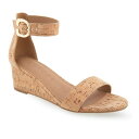 【送料無料】 エアロソールズ レディース サンダル シューズ Aerosoles Willis Women's Wedge Sandals Cork Combo(4)
