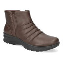 【送料無料】 イージーストリート レディース ブーツ・レインブーツ シューズ Easy Street Autumn Women's Easy Works Slip Resistant Boots Brown(4)