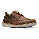 【送料無料】 クラークス メンズ オックスフォード シューズ ClarksR Eastridge Moc Men's Leather Shoes Beeswax