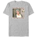 【送料無料】 ライセンス キャラクター メンズ Tシャツ トップス Men's The Golden Girls Dorothy Sweetheart Pray For Brains Graphic Tee Athletic Heather(4)