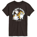 【送料無料】 ライセンス キャラクター メンズ Tシャツ トップス Men's Ghostbusters Frozen Empire Mini Pufts Fleece Sweatshirt Dark Brown