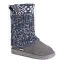 【送料無料】 ムクルクス レディース ブーツ・レインブーツ シューズ Essentials by MUK LUKS Cheryl Women's Knit Wi...