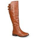 【送料無料】 ジュルネ コレクション レディース ブーツ・レインブーツ シューズ Journee Collection Tori Women's Knee-Hi...