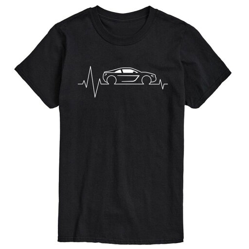 【送料無料】 ライセンス キャラクター メンズ Tシャツ トップス Men's EKG Car Tee Black 【送料無料】 ライセンス キャラクター メンズ Tシャツ トップス Men's EKG Car Tee Black