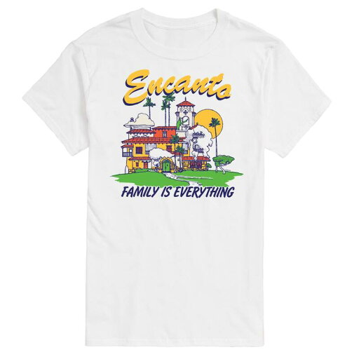 【送料無料】 ディズニー メンズ Tシャツ トップス Disney's Encanto Family Everything Men's Graphic Tee White 【送料無料】 ディズニー メンズ Tシャツ トップス Disney's Encanto Family Everything Men's Graphic Tee White