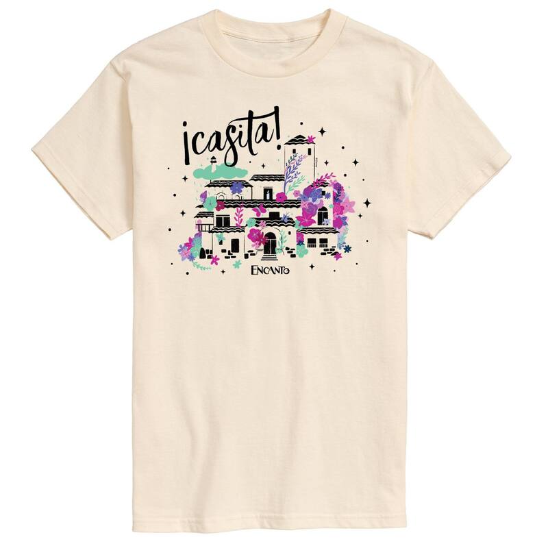 ディズニー メンズ トップス Tシャツ グラフィック Disney's Encanto Casita Men's Graphic Tee Beige ベージュ