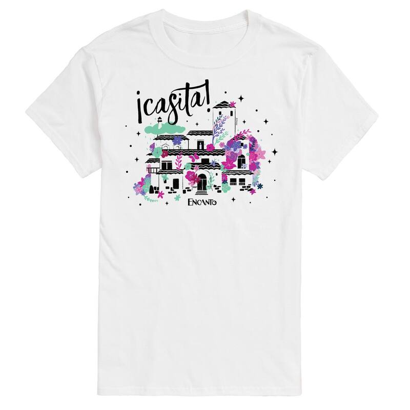 ディズニー メンズ トップス Tシャツ グラフィック Disney's Encanto Casita Men's Graphic Tee White ホワイト