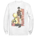 【送料無料】 ライセンス キャラクター メンズ Tシャツ トップス Men's The Suicide Squad Peacemaker Explosion Logo Tee White(4)