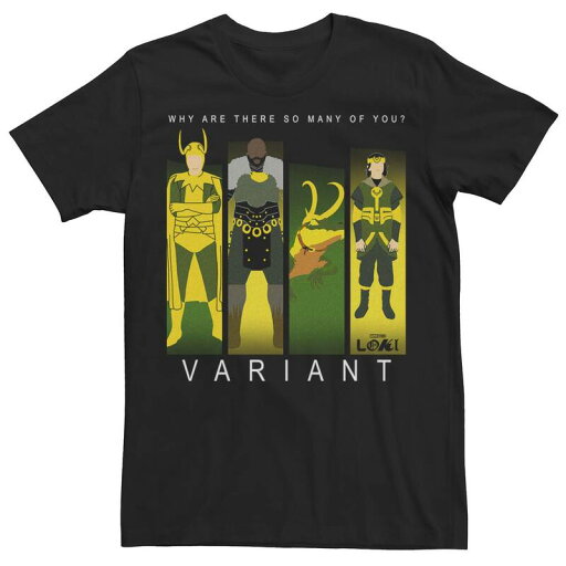 【送料無料】 ライセンス キャラクター メンズ Tシャツ トップス Men's Marvel Loki Variant Panel Poster Tee Black 【送料無料】 ライセンス キャラクター メンズ Tシャツ トップス Men's Marvel Loki Variant Panel Poster Tee Black
