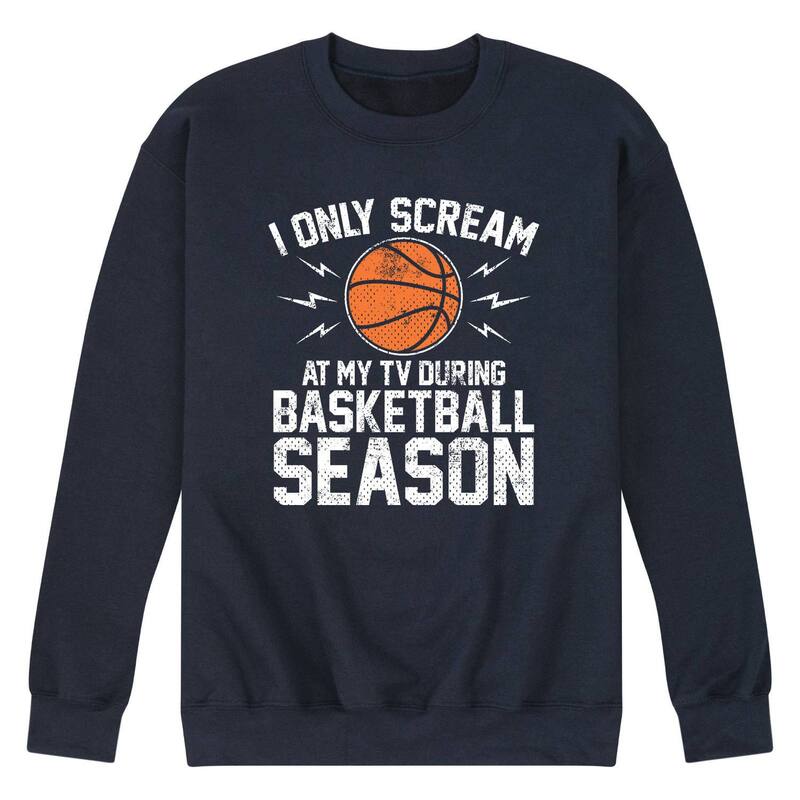 楽天ReVida 楽天市場店【送料無料】 ライセンス キャラクター メンズ Tシャツ トップス Men's Basketball Season TV Sweatshirt Navy