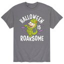【送料無料】 ライセンス キャラクター メンズ Tシャツ トップス Men's Rugrats Roarsome Tee Charcoal(4)