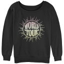 【送料無料】 アンブランデッド レディース Tシャツ トップス Juniors' World Tour Sun Slouchy Terry Graphic Pu...