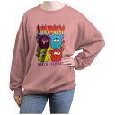 【送料無料】 ライセンス キャラクター レディース Tシャツ トップス Juniors' Furby World Tour '98 Graphic Fleece...
