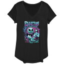 【送料無料】 ディズニー レディース Tシャツ トップス Disney's The Nightmare Before Christmas Juniors' Pu...