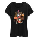【送料無料】 ライセンス キャラクター レディース Tシャツ トップス Women's Pokemon Roy & Fuecoco Graphic Tee Black