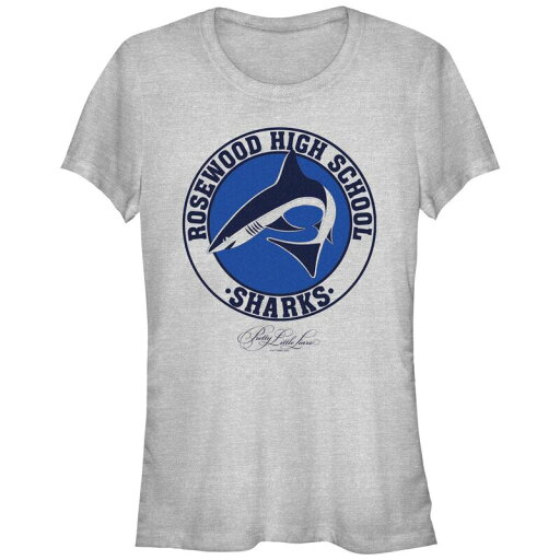 【送料無料】 ライセンス キャラクター レディース Tシャツ トップス Juniors' Pretty Little Liars Rosewood High School Fitted Graphic Tee Athletic Heather 【送料無料】 ライセンス キャラクター レディース Tシャツ トップス Juniors' Pretty Little Liars Rosewood High School Fitted Graphic Tee Athletic Heather