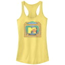 【送料無料】 ライセンス キャラクター レディース Tシャツ トップス Juniors' MTV World Logo Racerback Tank Top B...