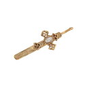 【送料無料】 1928 レディース ヘアアクセサリー アクセサリー 1928 Gold Tone Crystal Glass Stone Cross Bobby...