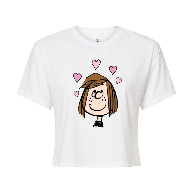 【送料無料】 ライセンス キャラクター レディース Tシャツ トップス Juniors' Peanuts Peppermint Pat..