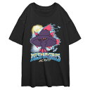 【送料無料】 ライセンス キャラクター レディース Tシャツ トップス Juniors' Pokemon Ghostly Mismagius Oversize Graphic Tee Black