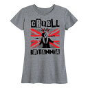 【送料無料】 ディズニー レディース Tシャツ トップス Disney's Cruella Women's Britannia Graphic Tee Heather Gray(4)