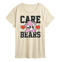 【送料無料】 ライセンス キャラクター レディース Tシャツ トップス Women's Care Bears Varsity Graphic Tee Beige(4)