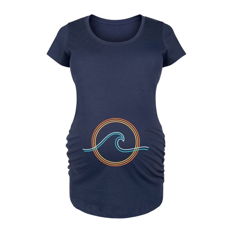 ̵ ֥ǥå ǥ T ȥåץ Maternity Sun Wave Graphic Tee Navy