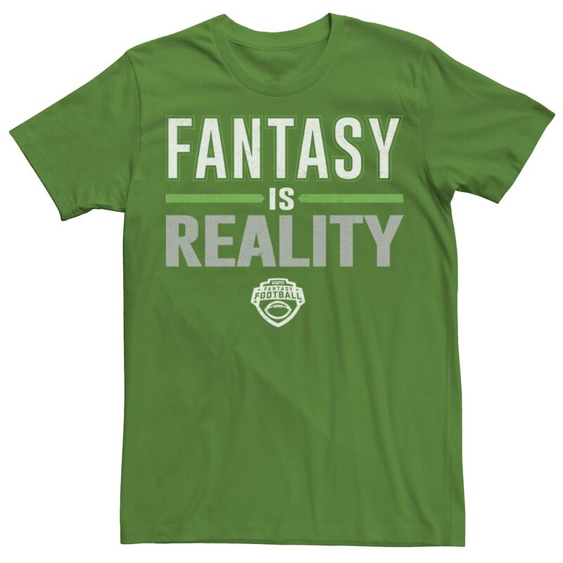 ReVida ŷԾŹ㤨̵֡ 饤 饯  T ȥåץ Men's ESPN Fantasy Football Fantasy Is Reality Green Logo Tee KellyפβǤʤ6,480ߤˤʤޤ