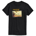 【送料無料】 ライセンス キャラクター メンズ Tシャツ トップス Big & Tall Paradise Cove Postacard Tee Black(4)
