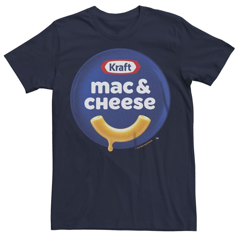 【送料無料】 ライセンス キャラクター メンズ Tシャツ トップス Men's Kraft Mac & Cheese Graphic Tee Navy