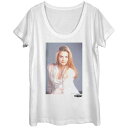 【送料無料】 ライセンス キャラクター レディース Tシャツ トップス Juniors' Clueless Cher 90's Pose Graphic Tee White