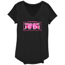 【送料無料】 ライセンス キャラクター レディース Tシャツ トップス Women's Star Wars Return Of The Jedi 3D Logo Graphic Tee Black