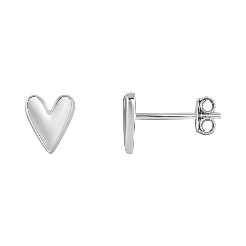 プリムローズ レディース アクセサリー ピアス・イヤリング PRIMROSE Sterling Silver Polished Heart Stud Earrings Gold Tone ゴールド