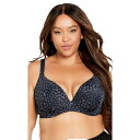 【送料無料】 アベニュー レディース ブラジャー アンダーウェア Avenue Fashion Plunge Print Bra Baby Animal