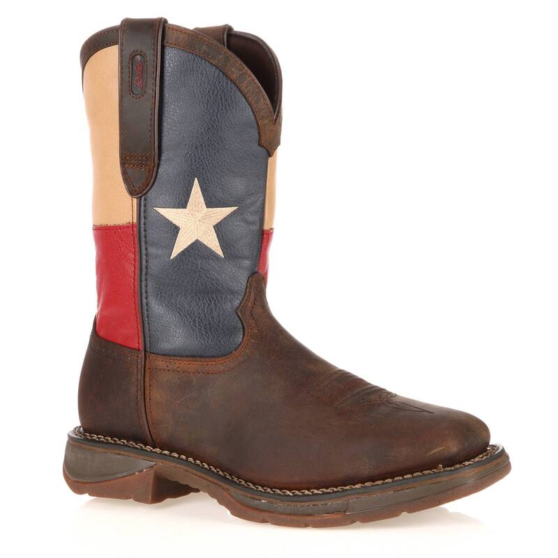 �ɥ���� ��� ���塼�� �֡��ġ��쥤��֡��� T����� Durango Rebel Texas Flag Men'steel-Toe Western Bo...