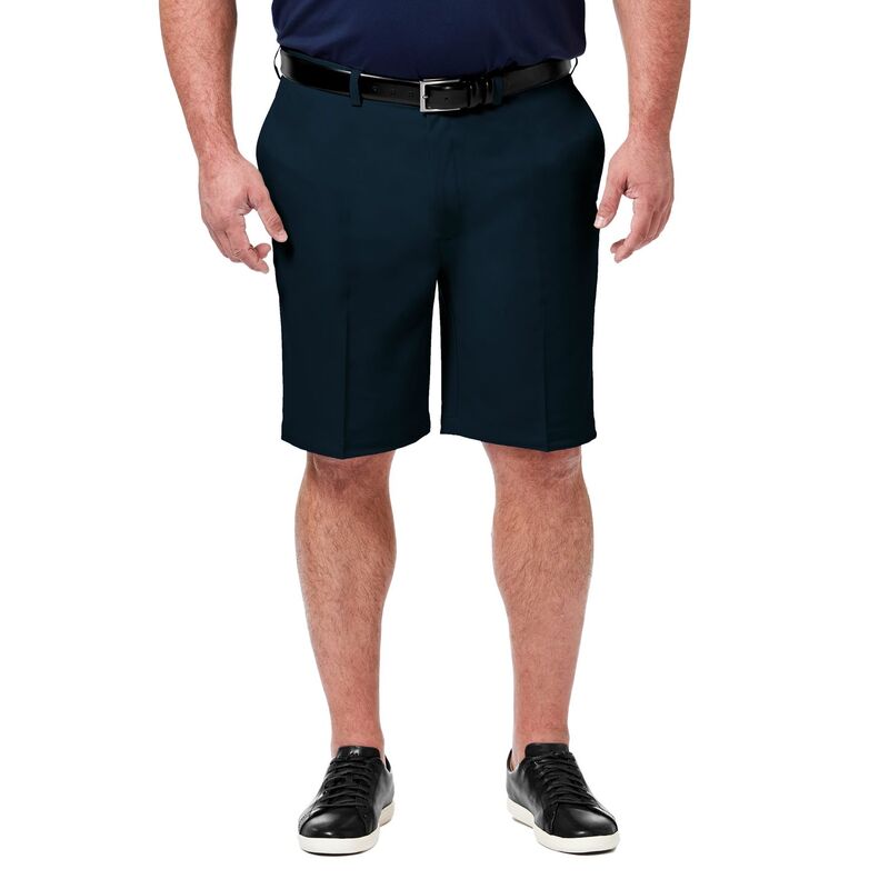 【送料無料】 ハガー メンズ ハーフパンツ・ショーツ ボトムス Big & Tall Haggar Cool 18 PRO Classic-Fit Pleated Shorts Navy