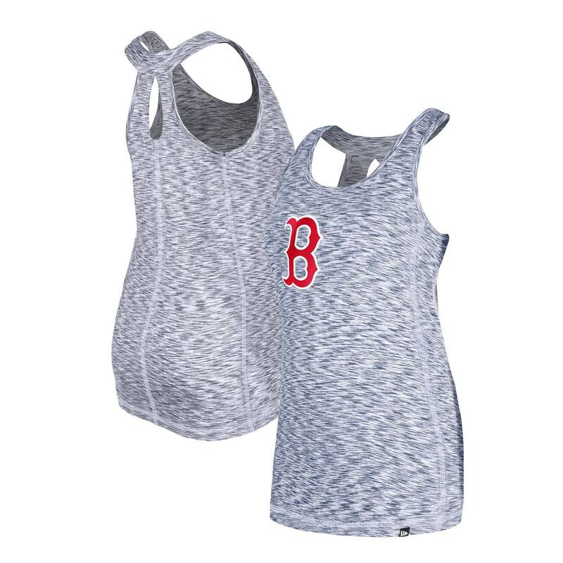 【送料無料】 ニューエラ レディース Tシャツ トップス Women's New Era Navy Boston Red Sox Space Dy..