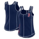 【送料無料】 ウェア バイ エリン アンドルーズ レディース Tシャツ トップス Women's WEAR by Erin Andrews Navy Boston Red Sox Contrast Stitch Tank Top Rsx Navy
