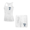 【送料無料】 アンブランデッド レディース ナイトウェア アンダーウェア Women's Concepts Sport New York Yankees Quartz Tank Top & Shorts Set Ynk Beige(4)