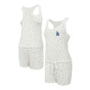 【送料無料】 アンブランデッド レディース ナイトウェア アンダーウェア Women's Concepts Sport Cream Los Angeles Do...