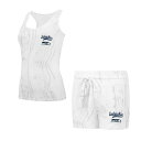 【送料無料】 アンブランデッド レディース ナイトウェア アンダーウェア Women's Concepts Sport Seattle Seahawks Quartz Hacci Knit Tank Top & Shorts Sleep Set Sea Beige