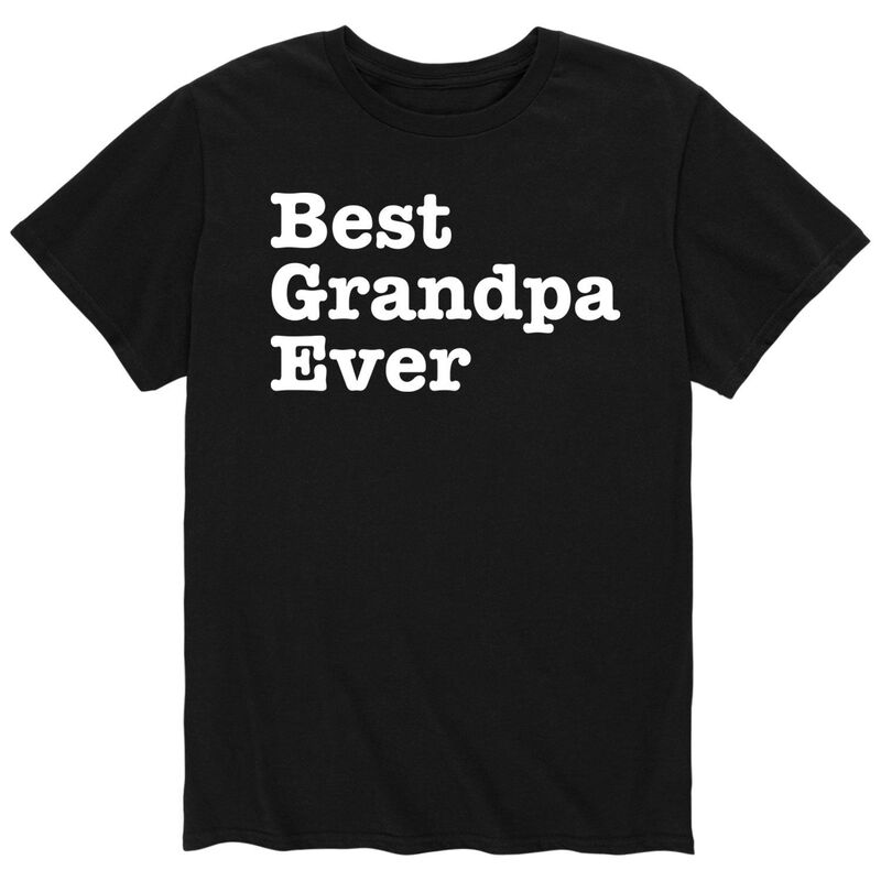 【送料無料】 ライセンス キャラクター メンズ Tシャツ トップス Men's Best Grandpa Ever Tee Black