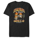 【送料無料】 ライセンス キャラクター メンズ Tシャツ トップス Big & Tall Star Wars Chopper C1-10P Graphic Tee Black