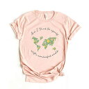 【送料無料】 Simply Sage Market レディース Tシャツ トップス What A Wonderful World Short Sleeve Gr...