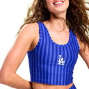【送料無料】 テレズ レディース Tシャツ トップス Women's Terez Royal Los Angeles Dodgers Printed Crop Tank Top Lad Blue(4)