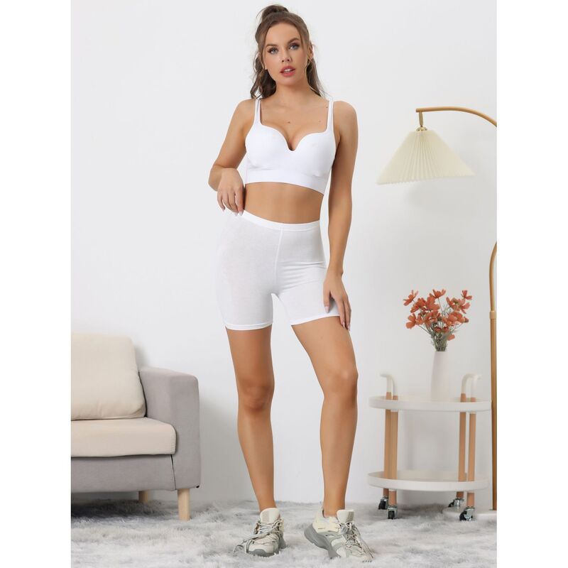 【送料無料】 アレグラ ケー レディース カジュアルパンツ ボトムス 5 Packs Women's Mid-thigh Boxer Underwear Full Coverage Soft Stretch Boyshorts Panties Dark Gray Hot Pink