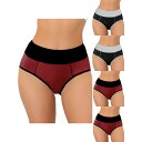 【送料無料】 アレグラ ケー レディース パンツ アンダーウェア 5 Packs Women's High Waist Tummy Control Color-...