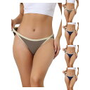 【送料無料】 アレグラ ケー レディース パンツ アンダーウェア 5 Packs Women's Underwear Low Waist Breathable ...